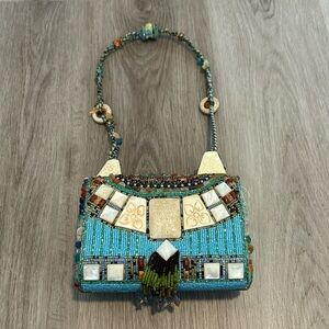 Vintage Mary Frances Bag Turquoise